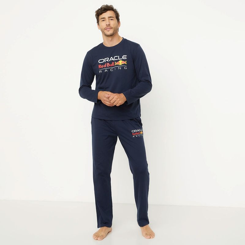 REDBULL - Pijama Hombre Manga larga Oracle Red Bull Racing
