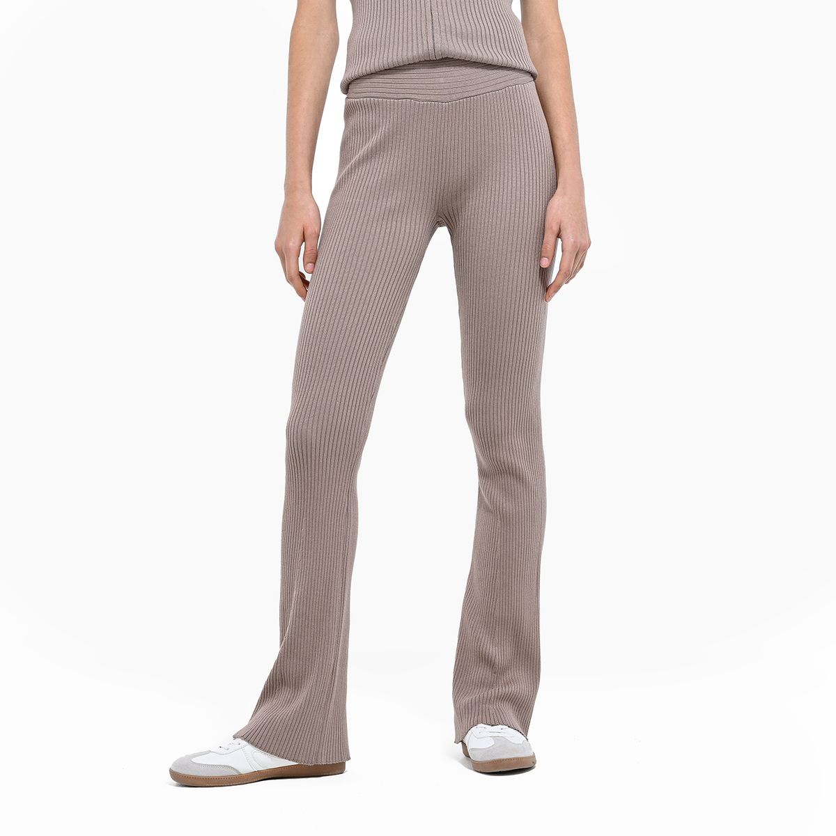 SYBILLA - Pantalón Flare Mujer Tiro alto Sybilla