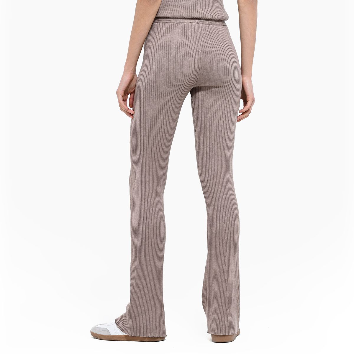 SYBILLA - Pantalón Flare Mujer Tiro alto Sybilla