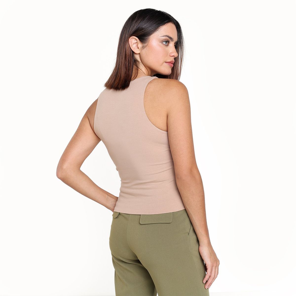 BASEMENT - Top esqueleto Mujer Sin mangas de Algodón Basement