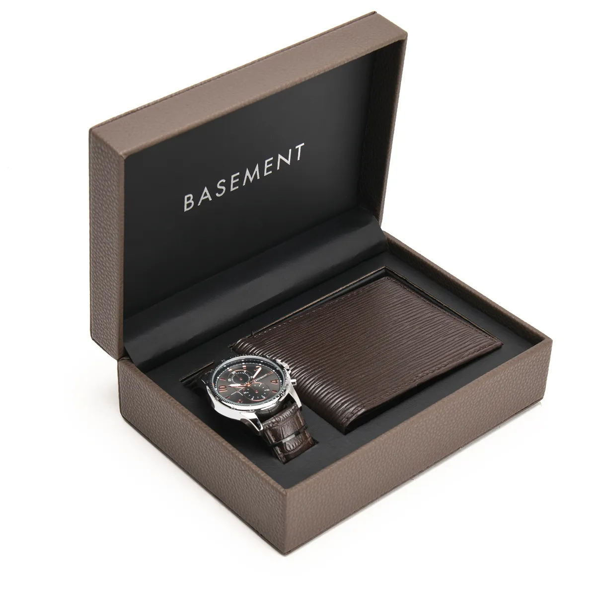 BASEMENT - Set Reloj y Billetera Basement Para Hombre
