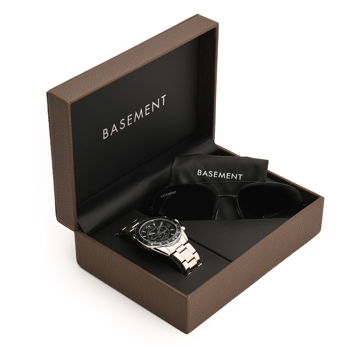 BASEMENT - Set Reloj y Gafas Basement Para Hombre