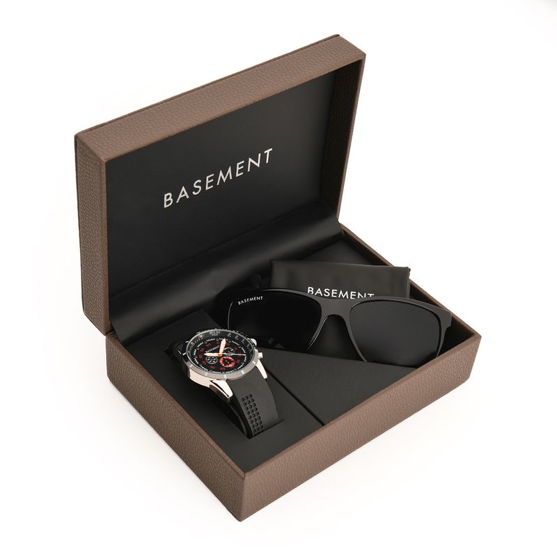 BASEMENT - Set Reloj y Gafas Basement Para Hombre
