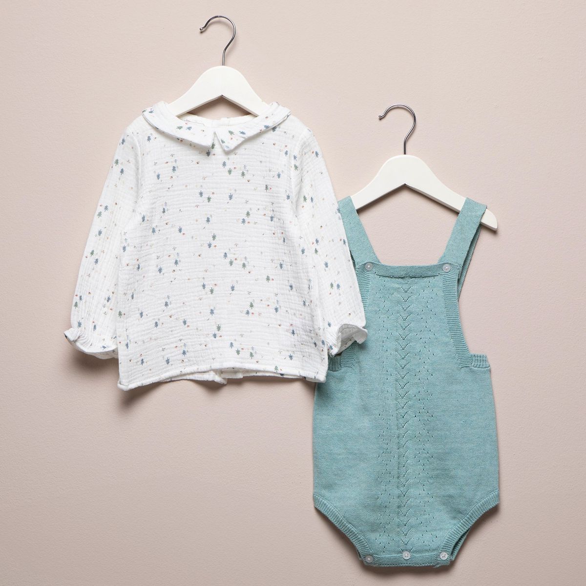 CONIGLIO - Sets Enterizo + Blusa manga larga  para Bebé niño en Algodón Coniglio