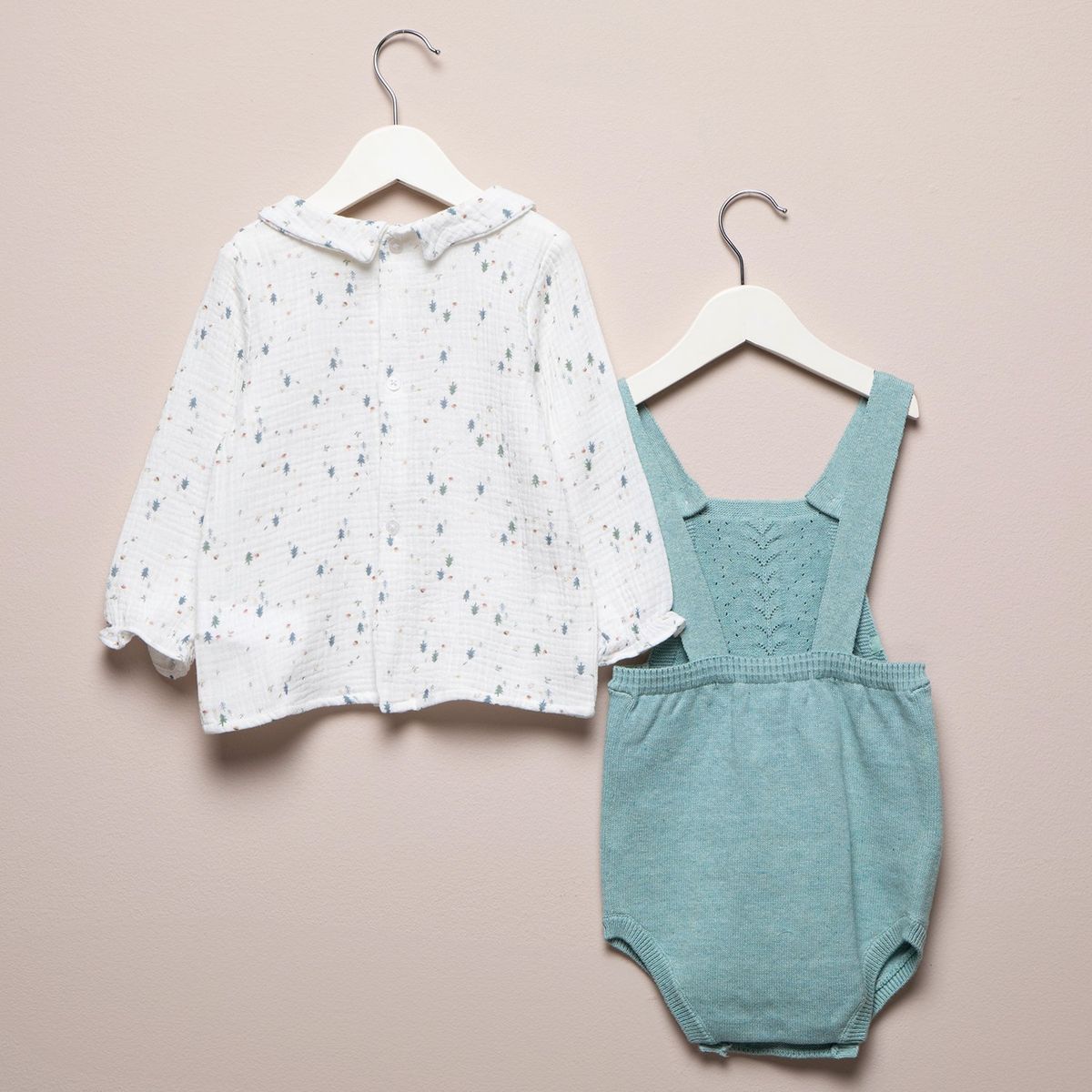 CONIGLIO - Sets Enterizo + Blusa manga larga  para Bebé niño en Algodón Coniglio