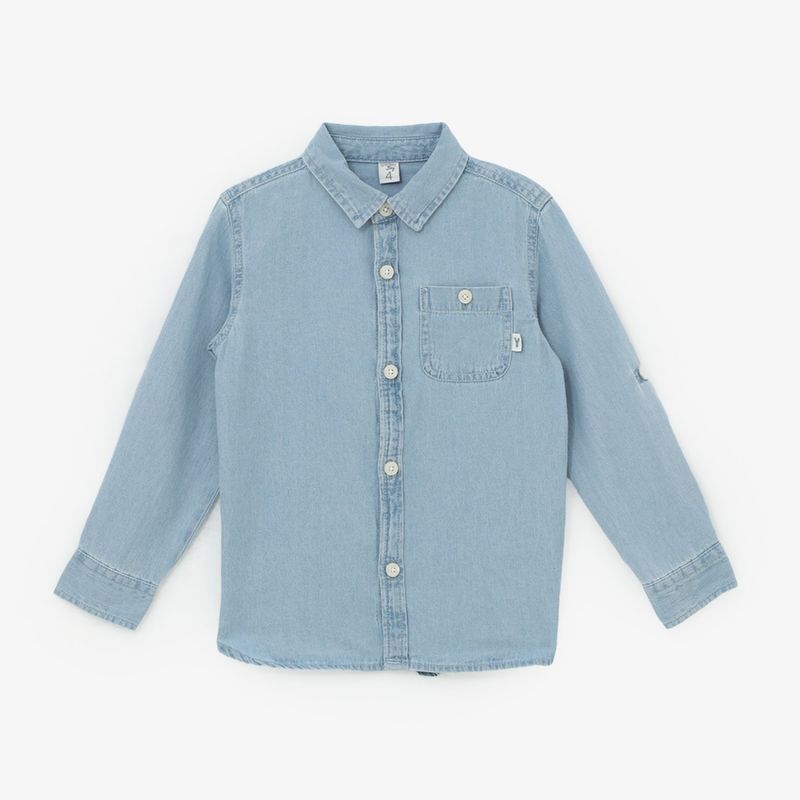 YAMP - Camisa Niño Manga larga Algodón Yamp