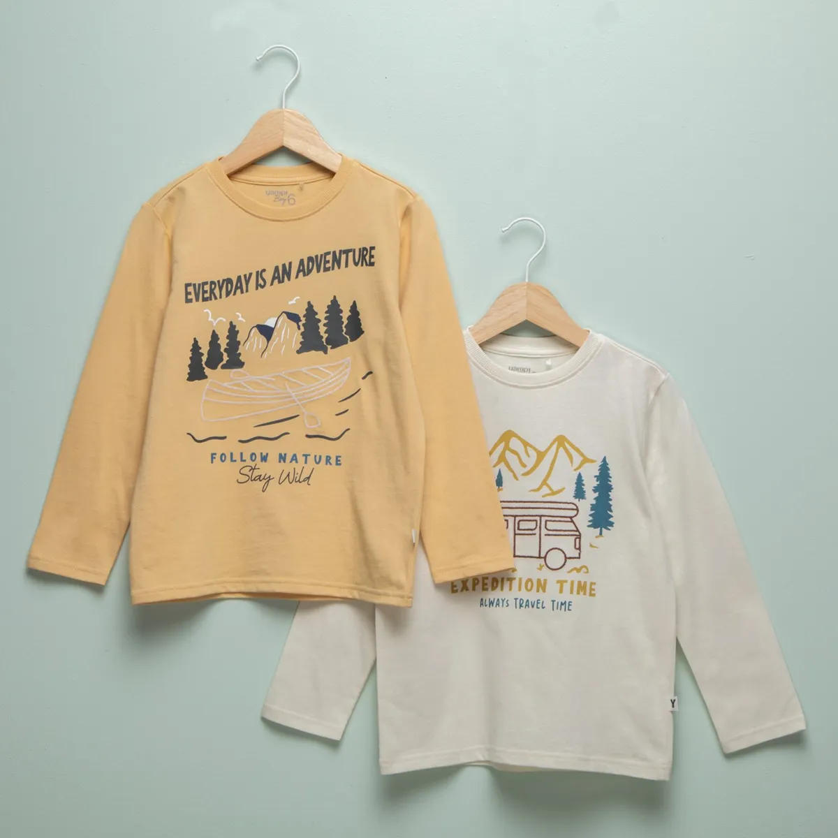 YAMP - Camiseta Niño Manga larga Algodón Yamp