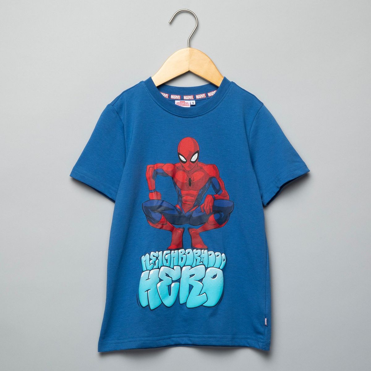 SPIDER MAN - Camiseta Niño con Estampado Spiderman Manga corta Algodón Spider-man