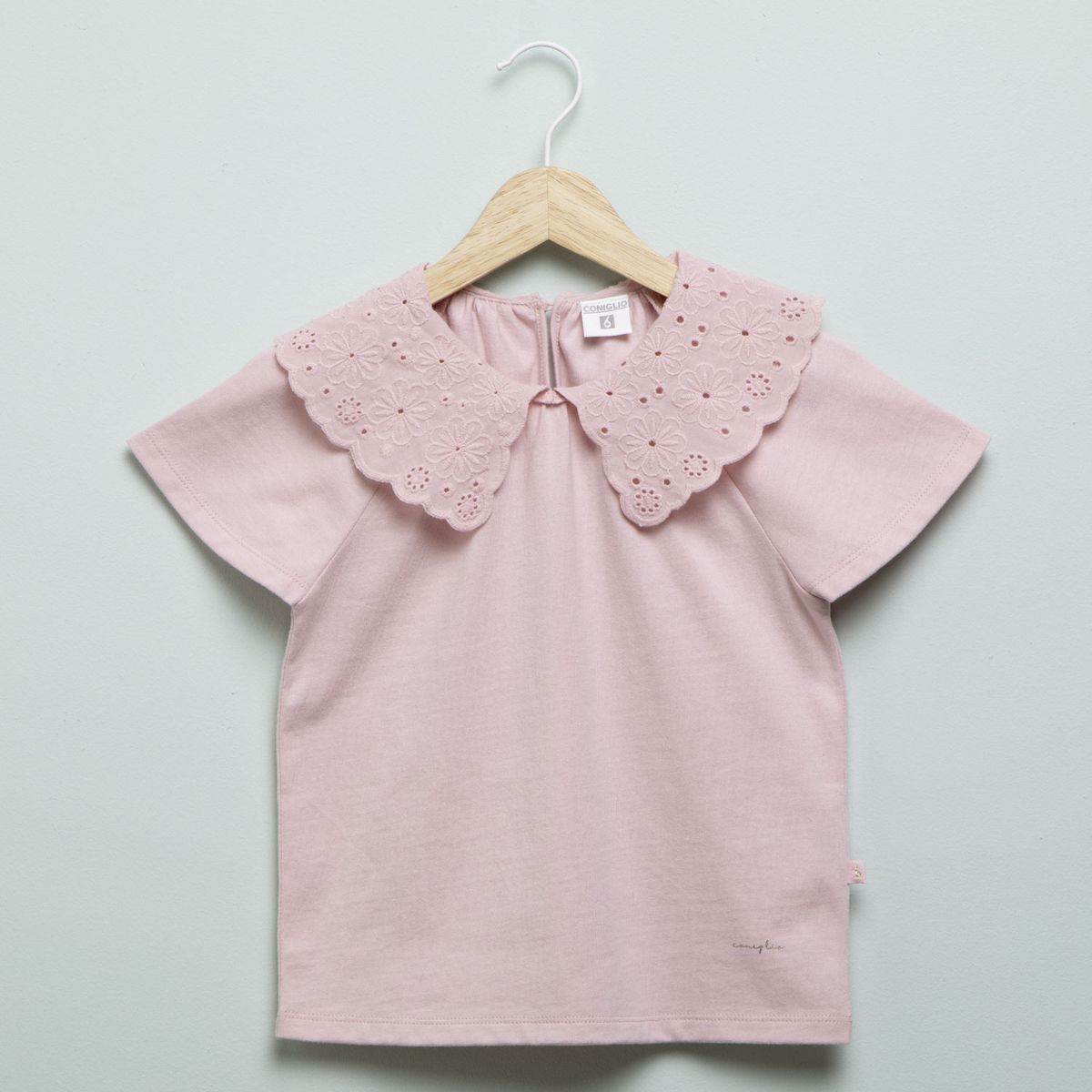 CONIGLIO - Camiseta Niña Boleros Manga corta Algodón Coniglio