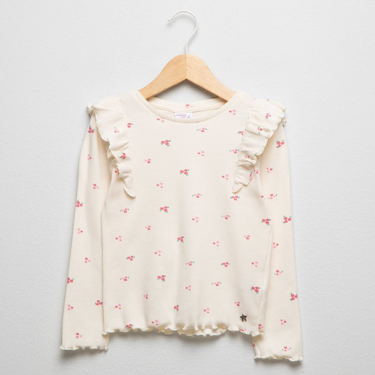 YAMP - Camiseta manga larga Niña Boleros Manga larga Algodón Yamp