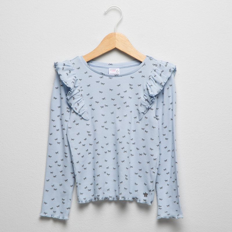 YAMP - Camiseta manga larga Niña Boleros Manga larga Algodón Yamp