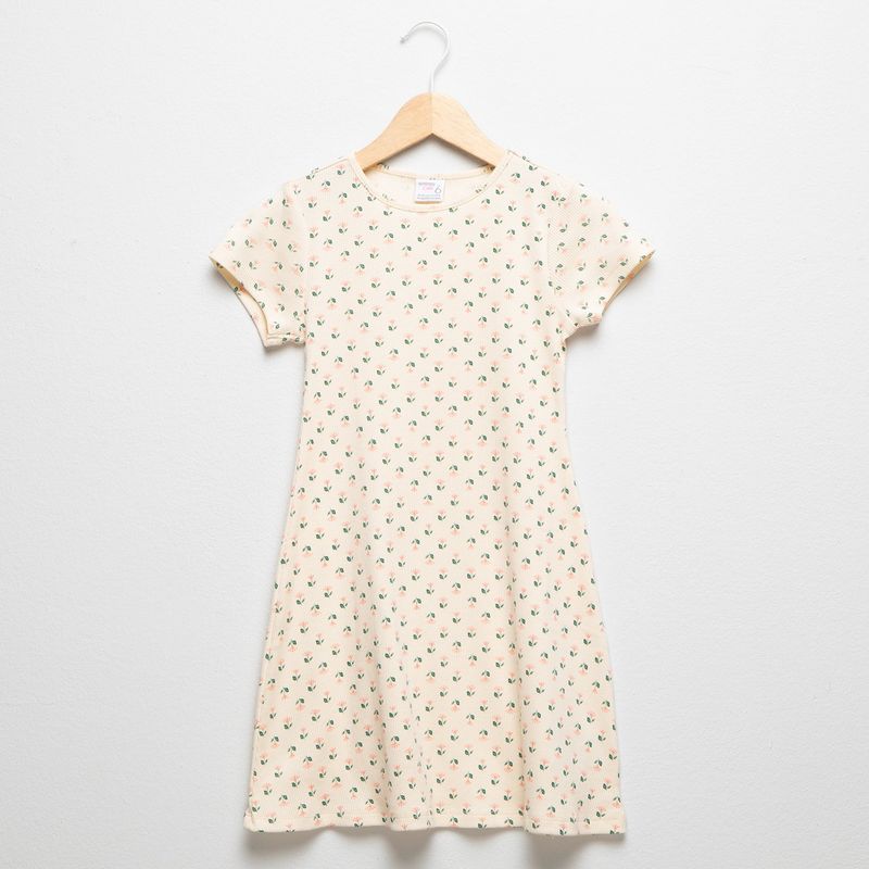 YAMP - Vestido Niña Manga corta Algodón Yamp