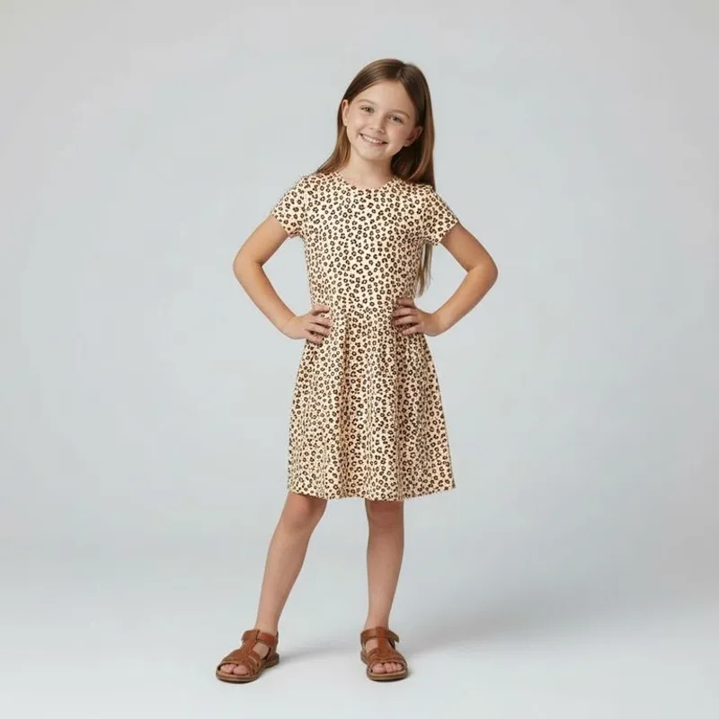 YAMP - Vestido Niña Manga corta Algodón Yamp