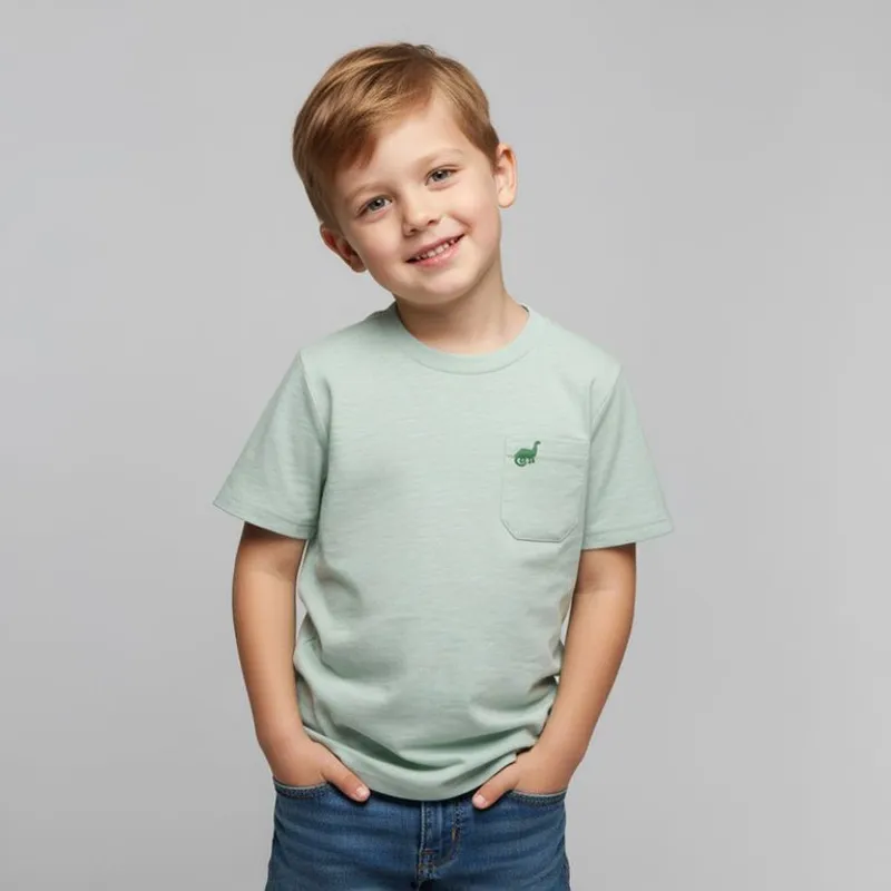 YAMP - Camiseta para Niño Manga corta de Algodón Yamp