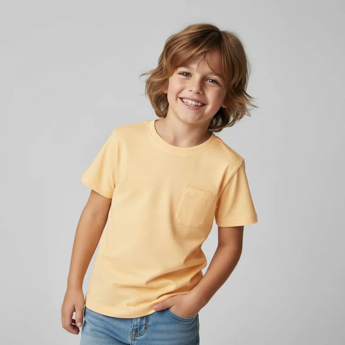 YAMP - Camiseta para Niño Manga corta de Algodón Yamp