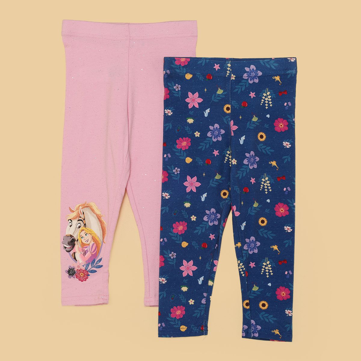 PRINCESS - Legging Niña Cintura elásticada Princesas  Algodón Princess