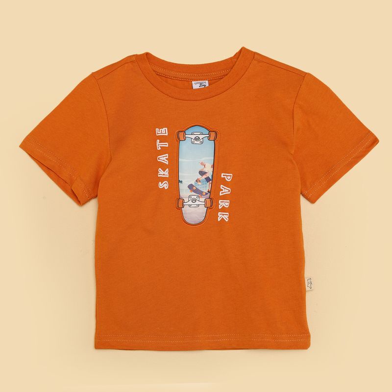 YAMP - Camiseta Niño con Estampado   Manga corta Algodón Yamp