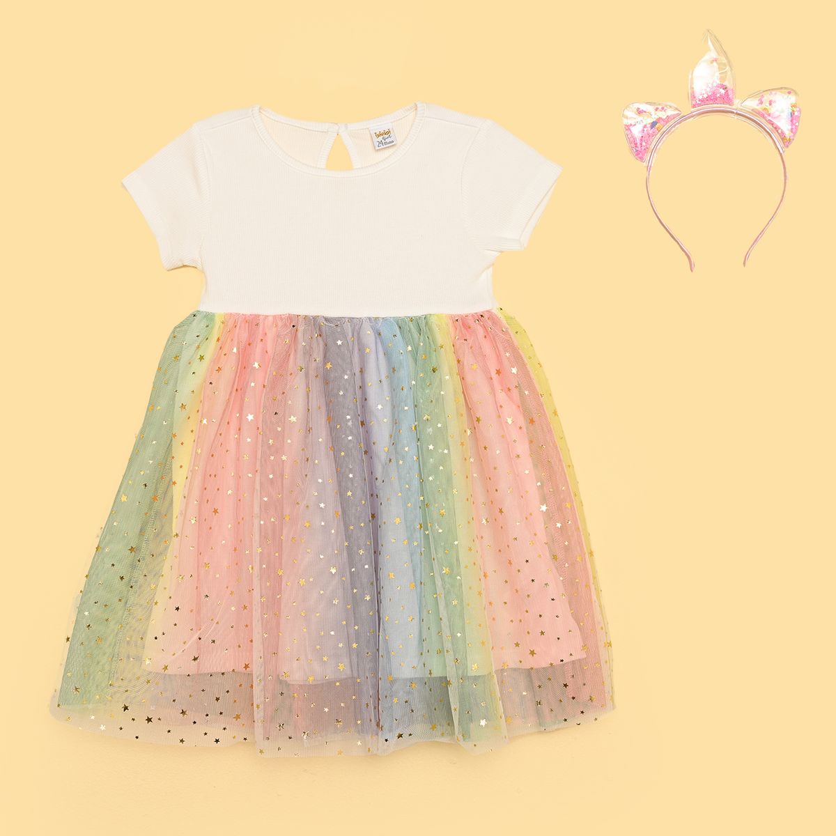 YAMP - Vestido Bebé niña Manga larga Algodón Yamp