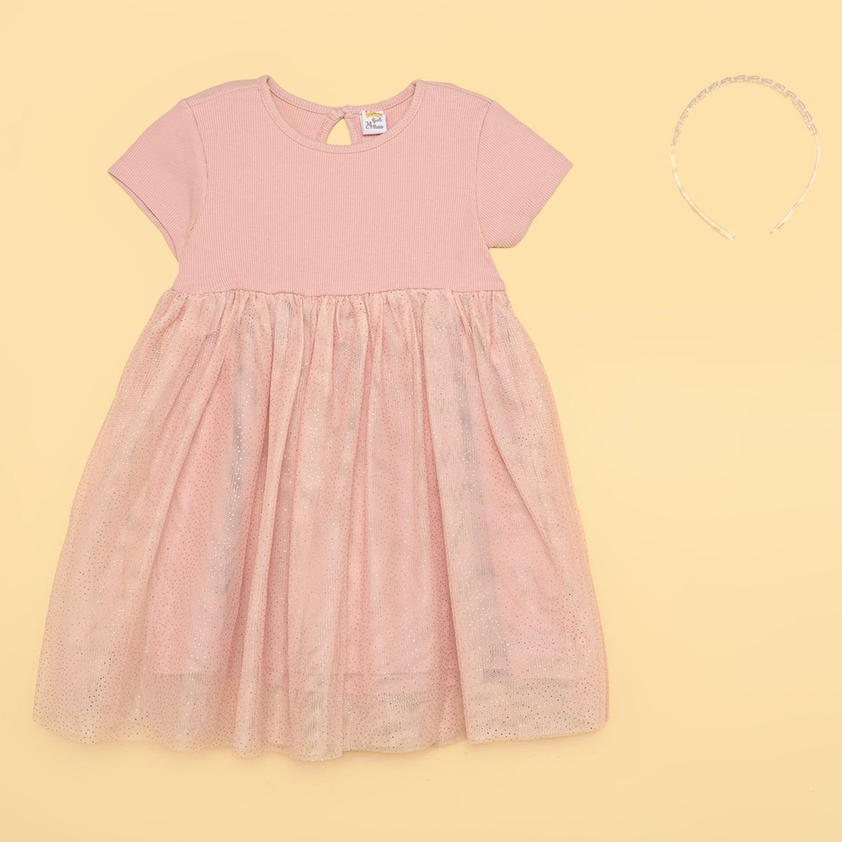 YAMP - Vestido Bebé niña Manga larga Algodón Yamp