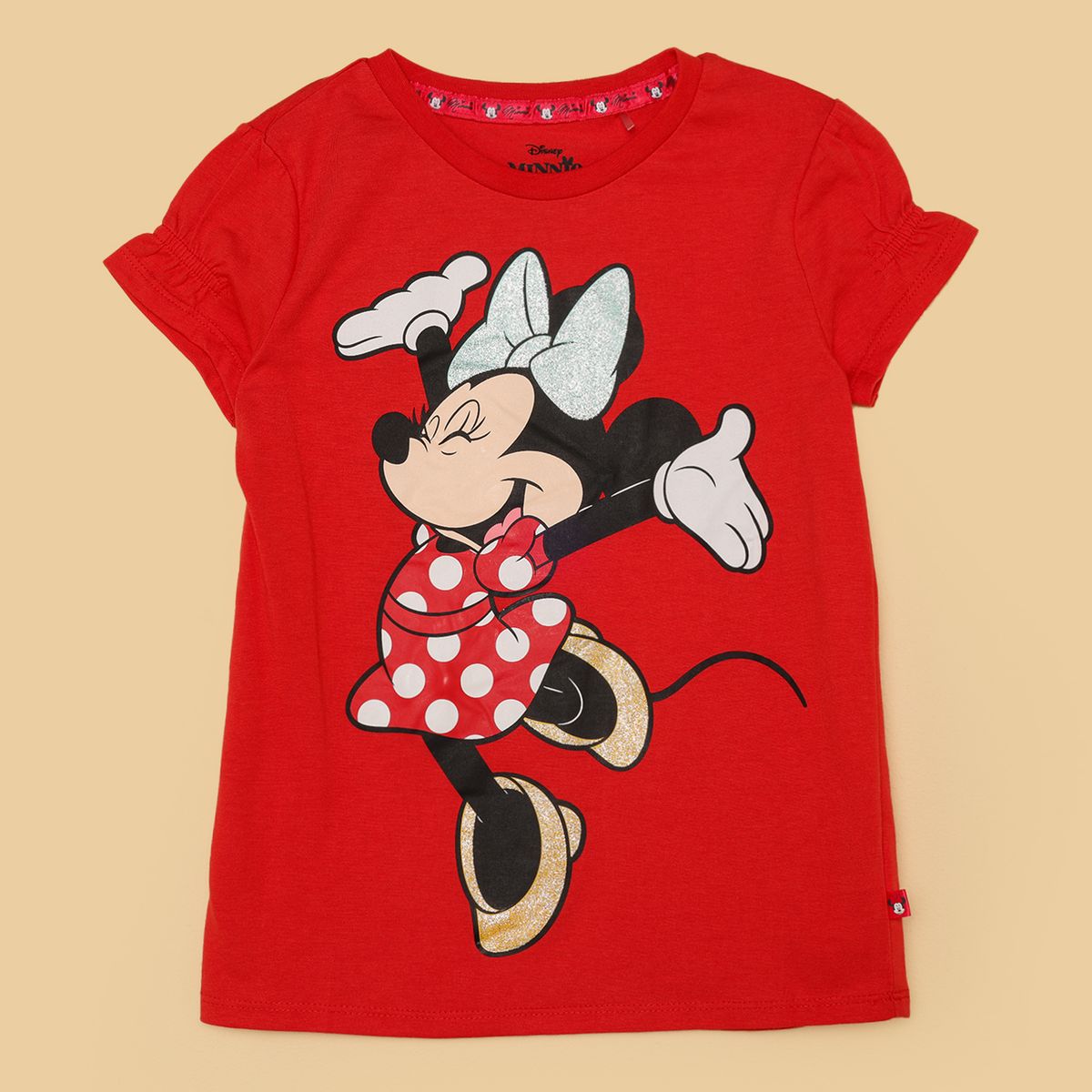 MINNIE - Camiseta Niña con Estampado Minnie Manga corta Algodón Minnie