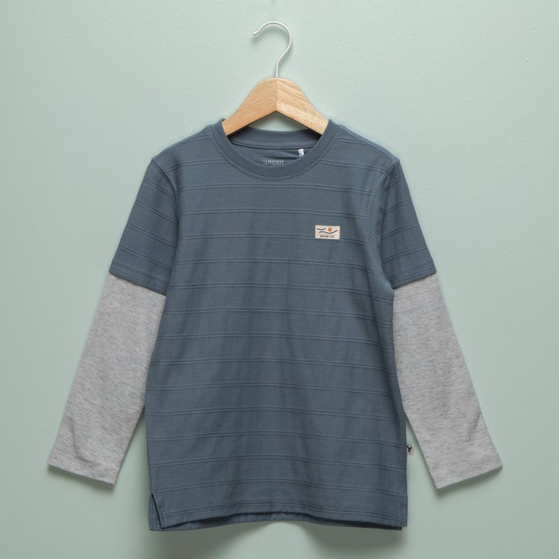 YAMP - Camiseta manga larga Niño Manga larga Algodón Yamp