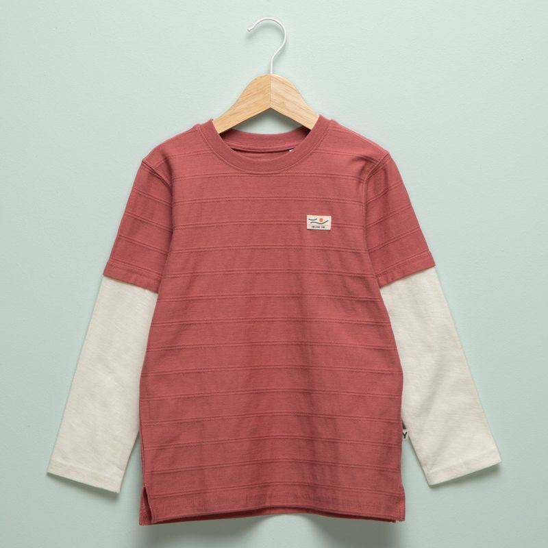 YAMP - Camiseta manga larga Niño Manga larga Algodón Yamp