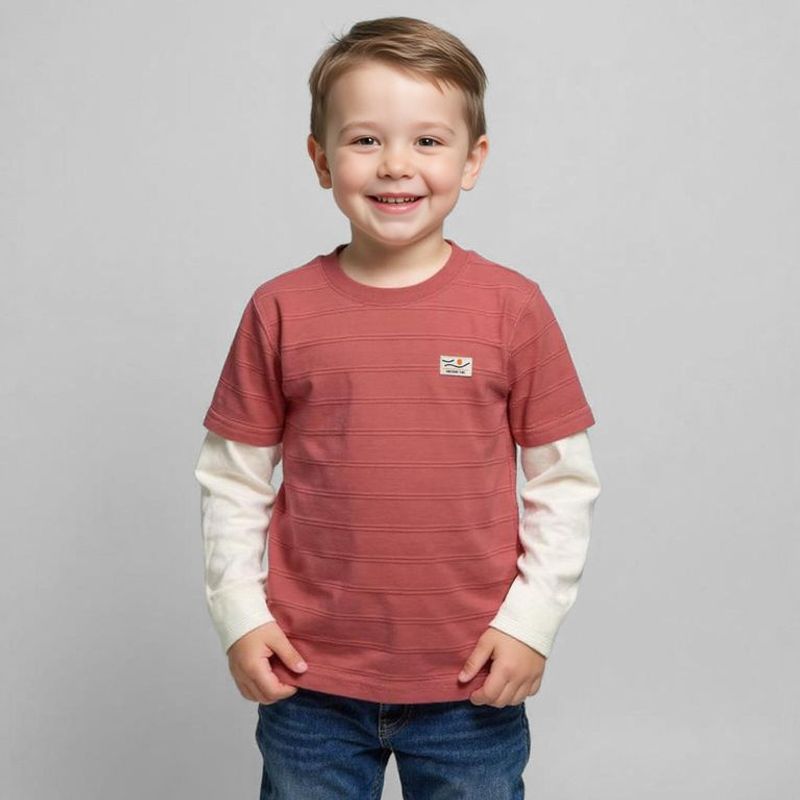 YAMP - Camiseta manga larga Niño Manga larga Algodón Yamp