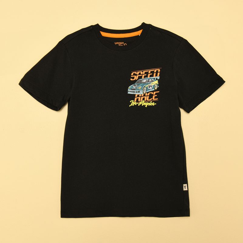 YAMP - Camiseta Niño con Estampado   Manga corta Algodón Yamp