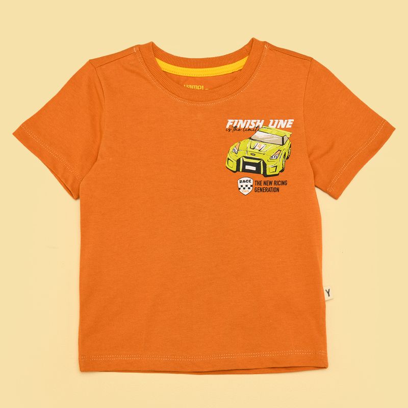 YAMP - Camiseta Niño con Estampado   Manga corta Algodón Yamp