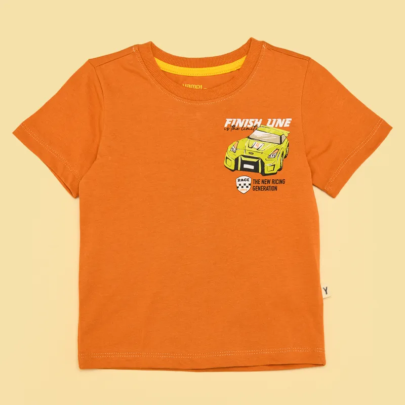 YAMP - Camiseta Niño con Estampado   Manga corta Algodón Yamp