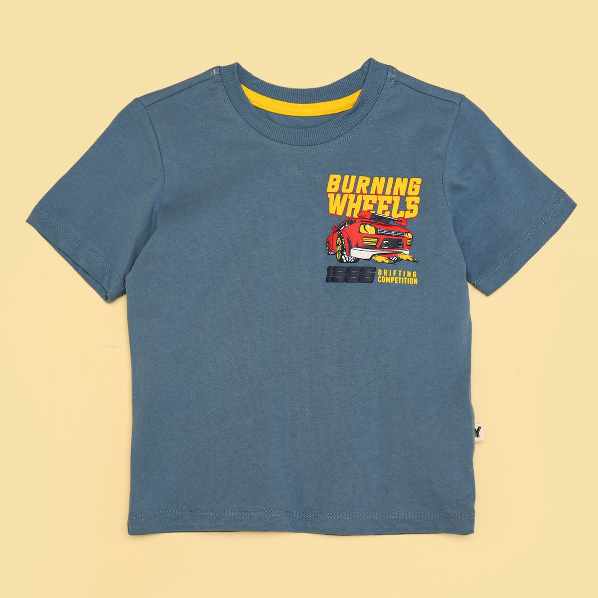 YAMP - Camiseta Niño con Estampado   Manga corta Algodón Yamp