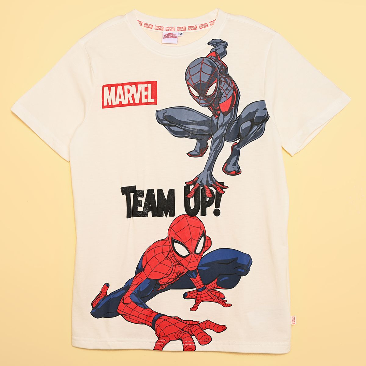 SPIDER MAN - Camiseta Niño con Estampado Spiderman Manga corta Algodón Spider-man