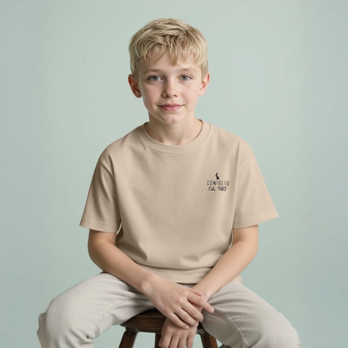 CONIGLIO - Camiseta Niño Manga corta Algodón Coniglio