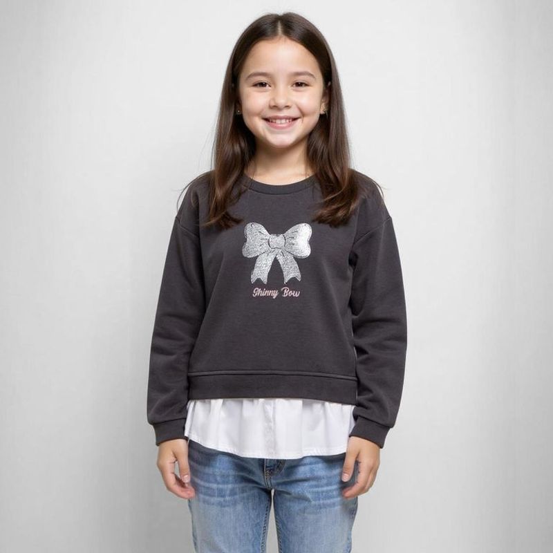 YAMP - Saco Niña con Estampado Algodón Yamp
