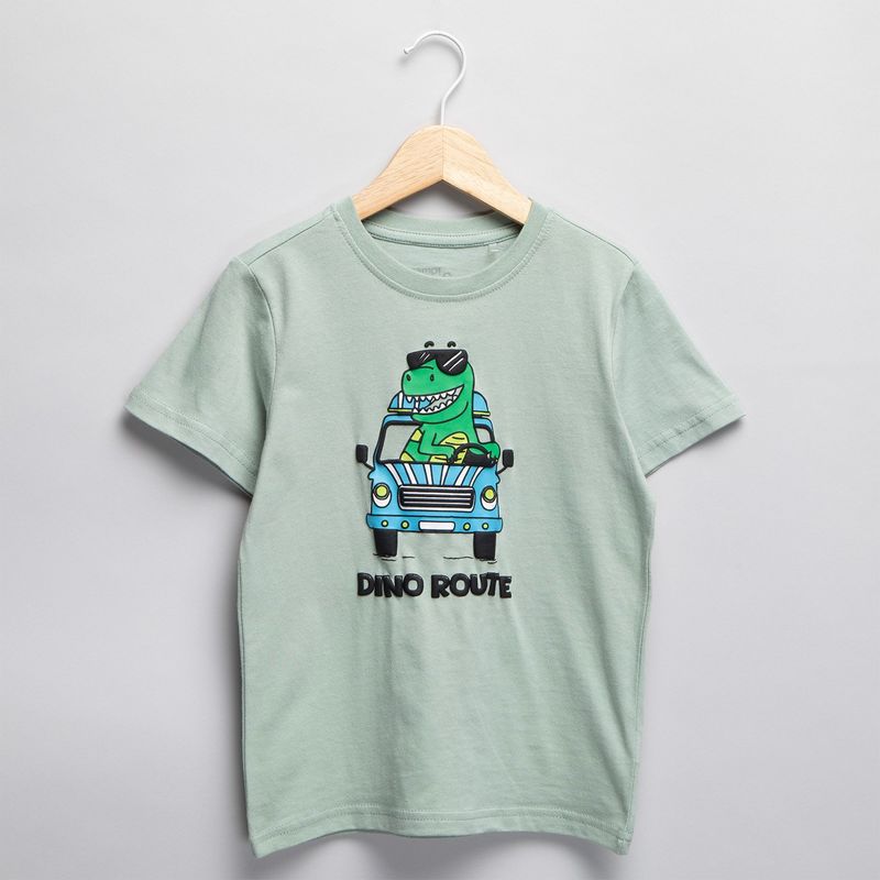 YAMP - Camiseta Niño con Estampado Manga corta Algodón Yamp