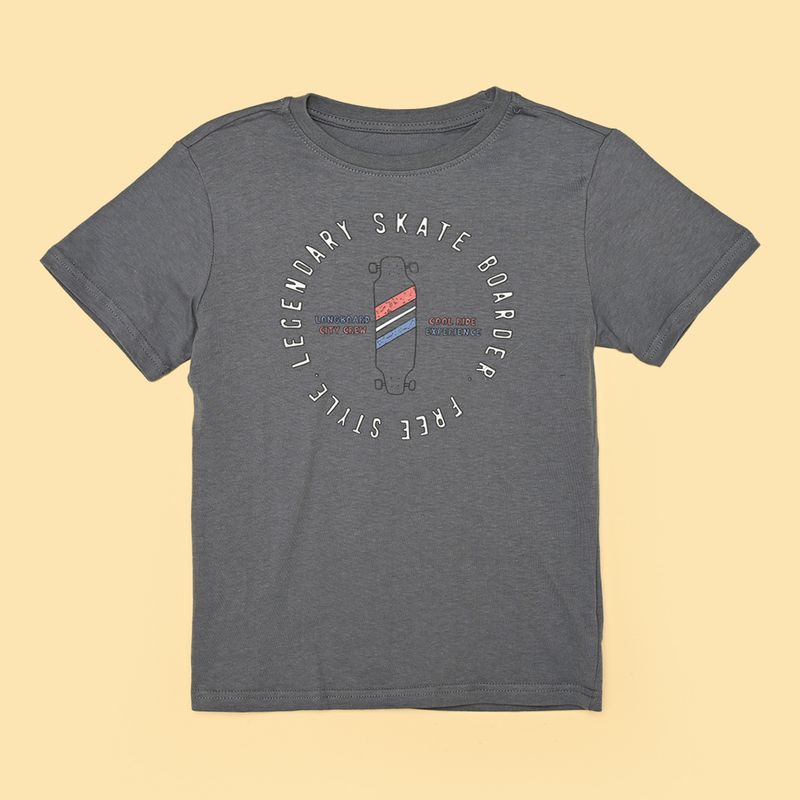 YAMP - Camiseta Niño con Estampado Manga corta Algodón Yamp