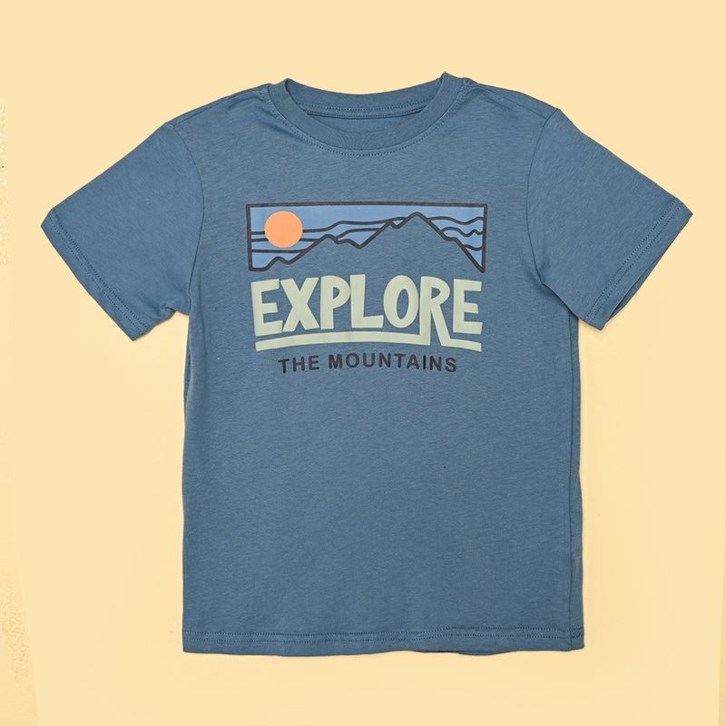 YAMP - Camiseta Niño con Estampado Manga corta Algodón Yamp
