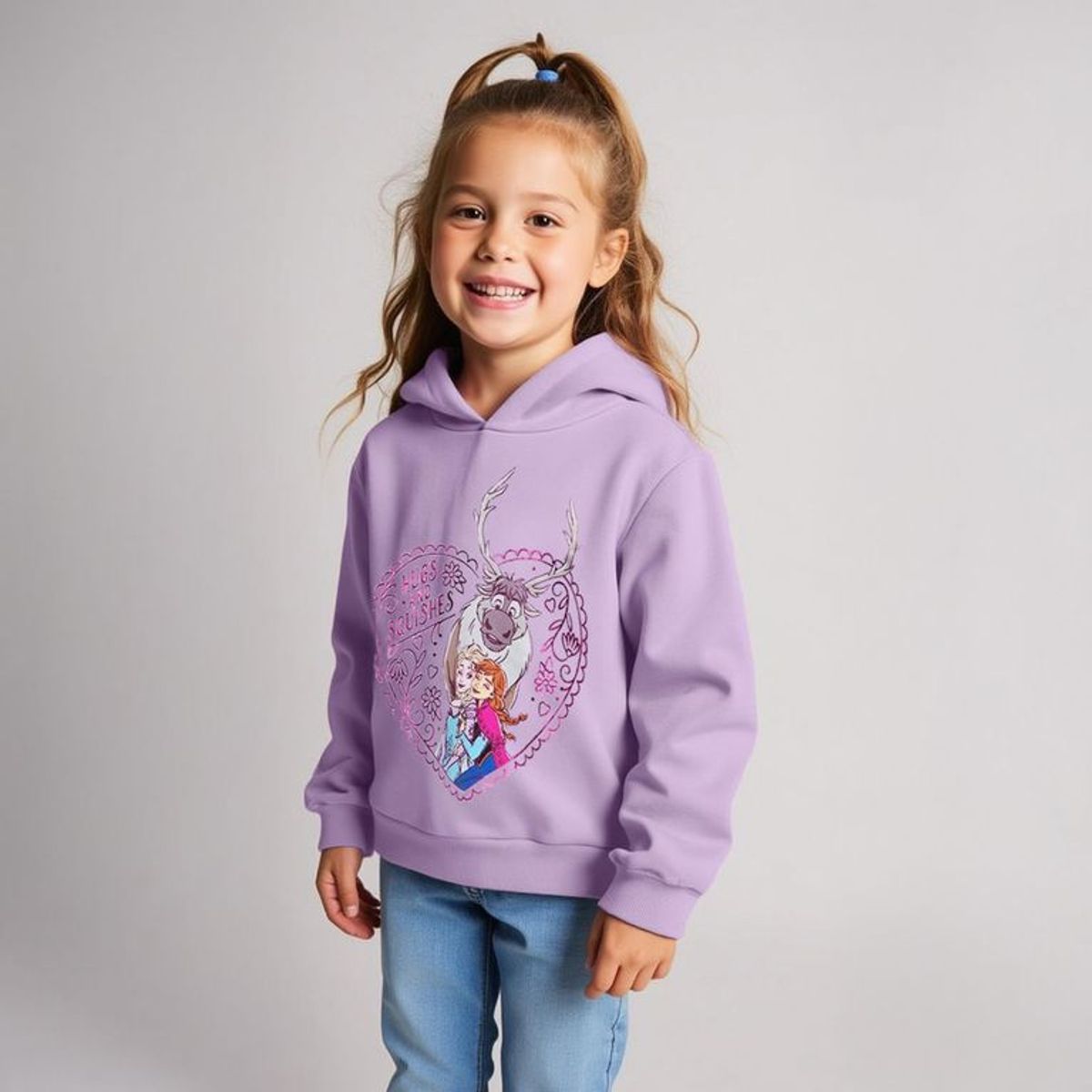 DISNEY - Saco Niña con Estampado Frozen Algodón Frozen
