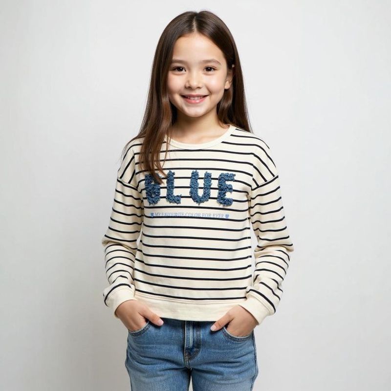 YAMP - Saco Niña Rayas Algodón Yamp