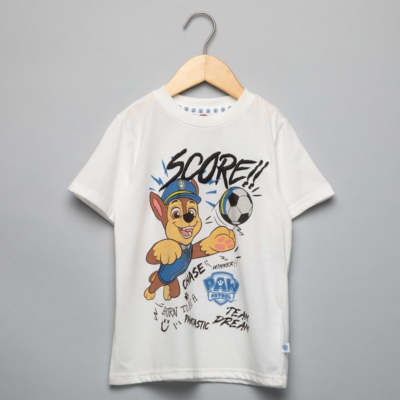 PAW PATROL - Camiseta Niño con Estampado Paw Patrol Manga corta Algodón Paw Patrol