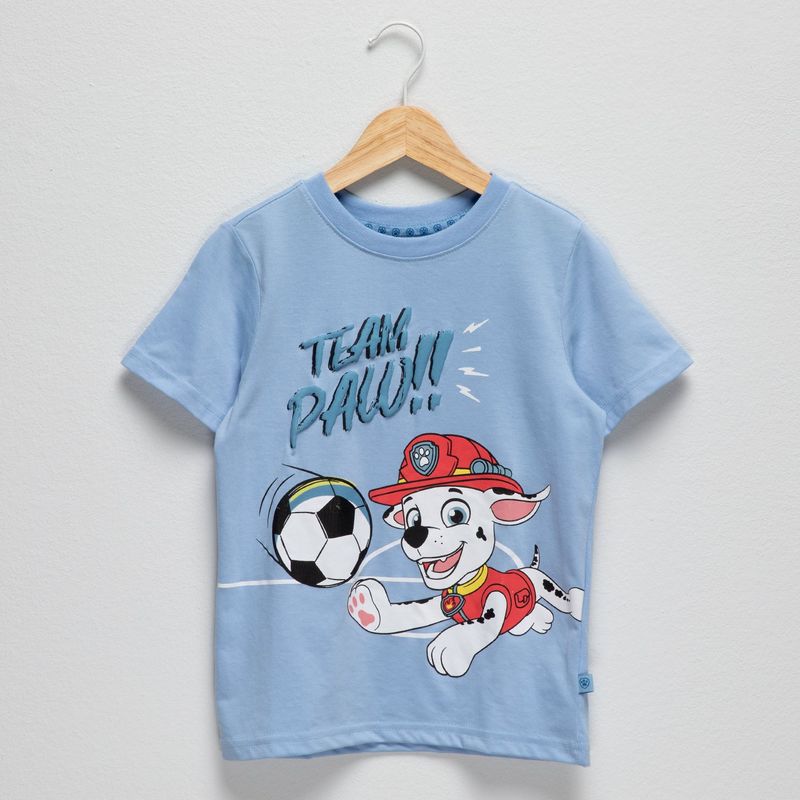 PAW PATROL - Camiseta Niño con Estampado Paw Patrol Manga corta Algodón Paw Patrol