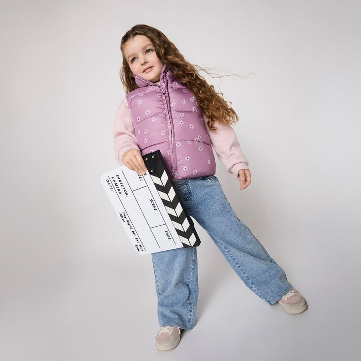 YAMP - Jean Niña con Cintura elásticada  Algodón Yamp