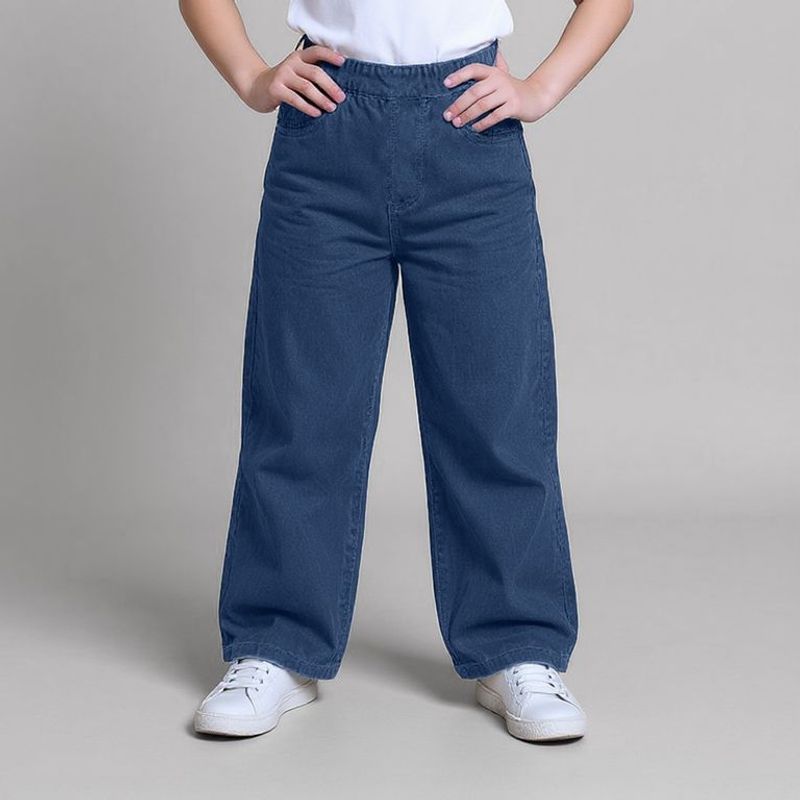 YAMP - Jean Niña con Cintura elásticada  Algodón Yamp