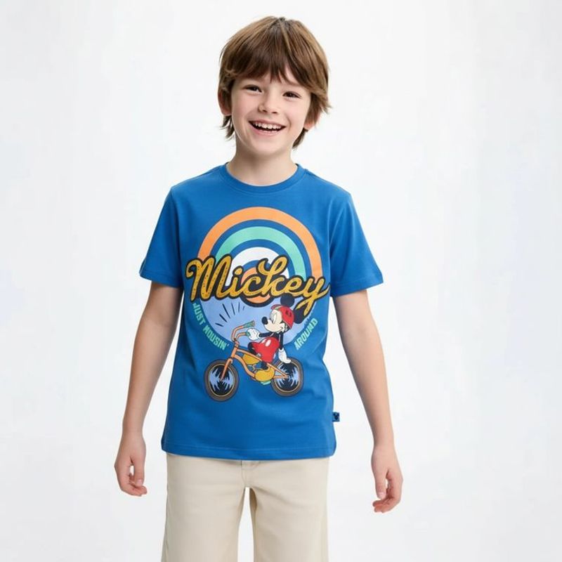 STD CHARACTERS - Camiseta Niño con Estampado Manga corta Algodón STD Characters