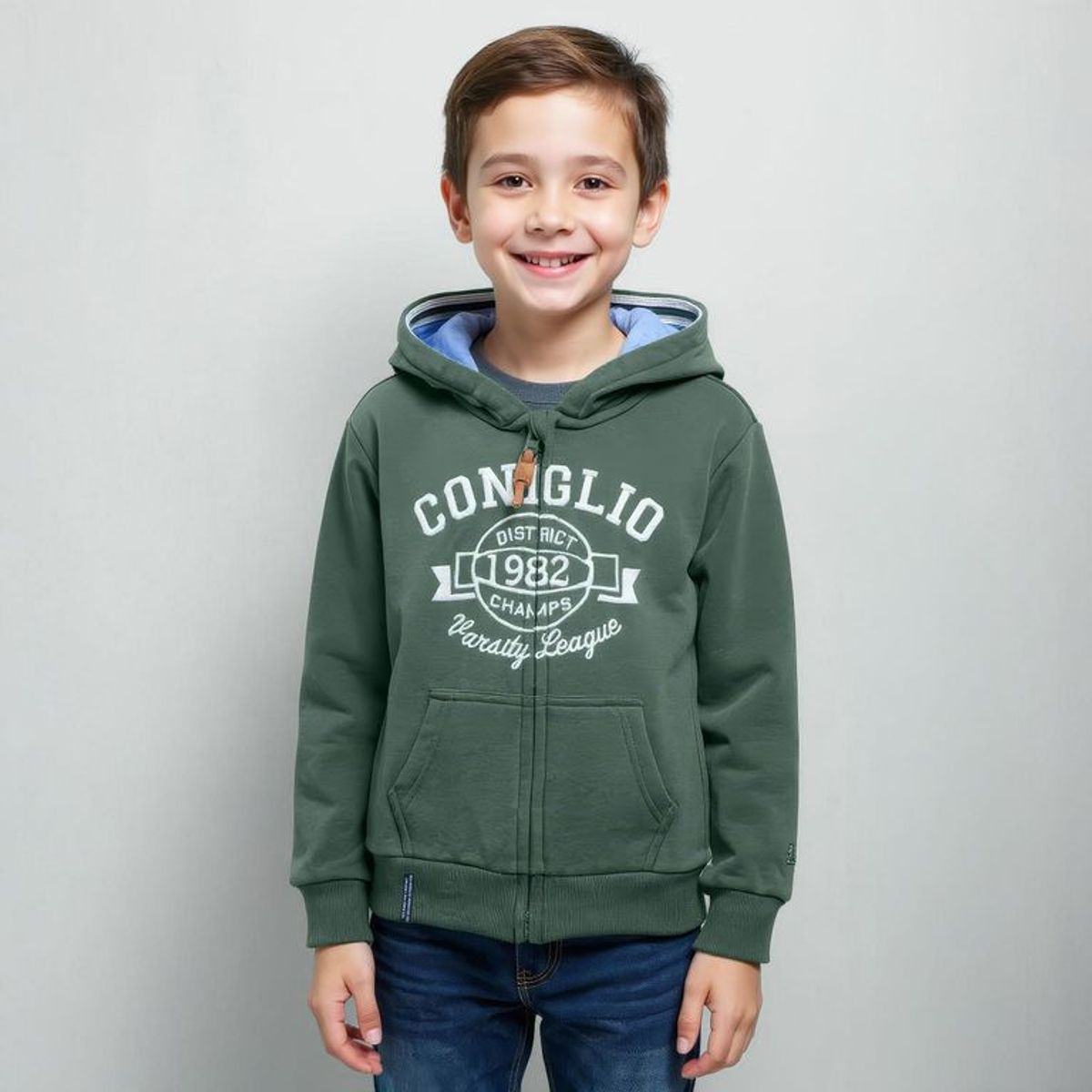 CONIGLIO - Saco Niño Con capucha  Algodón Coniglio