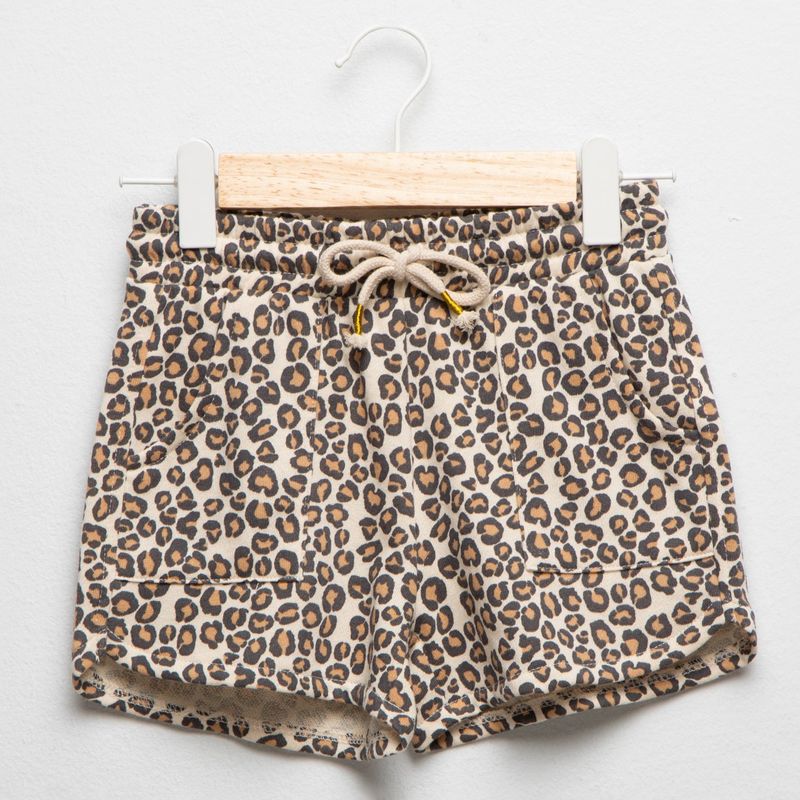 YAMP - Short para Niña Cintura elásticada de Algodón Yamp