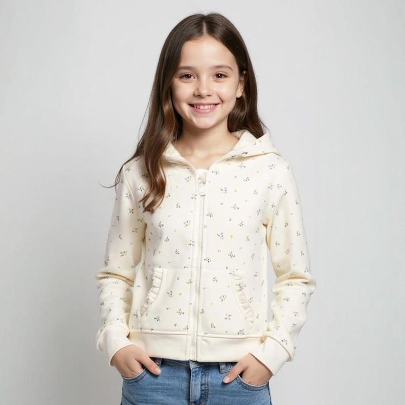 YAMP - Saco Niña Con capucha Algodón Yamp