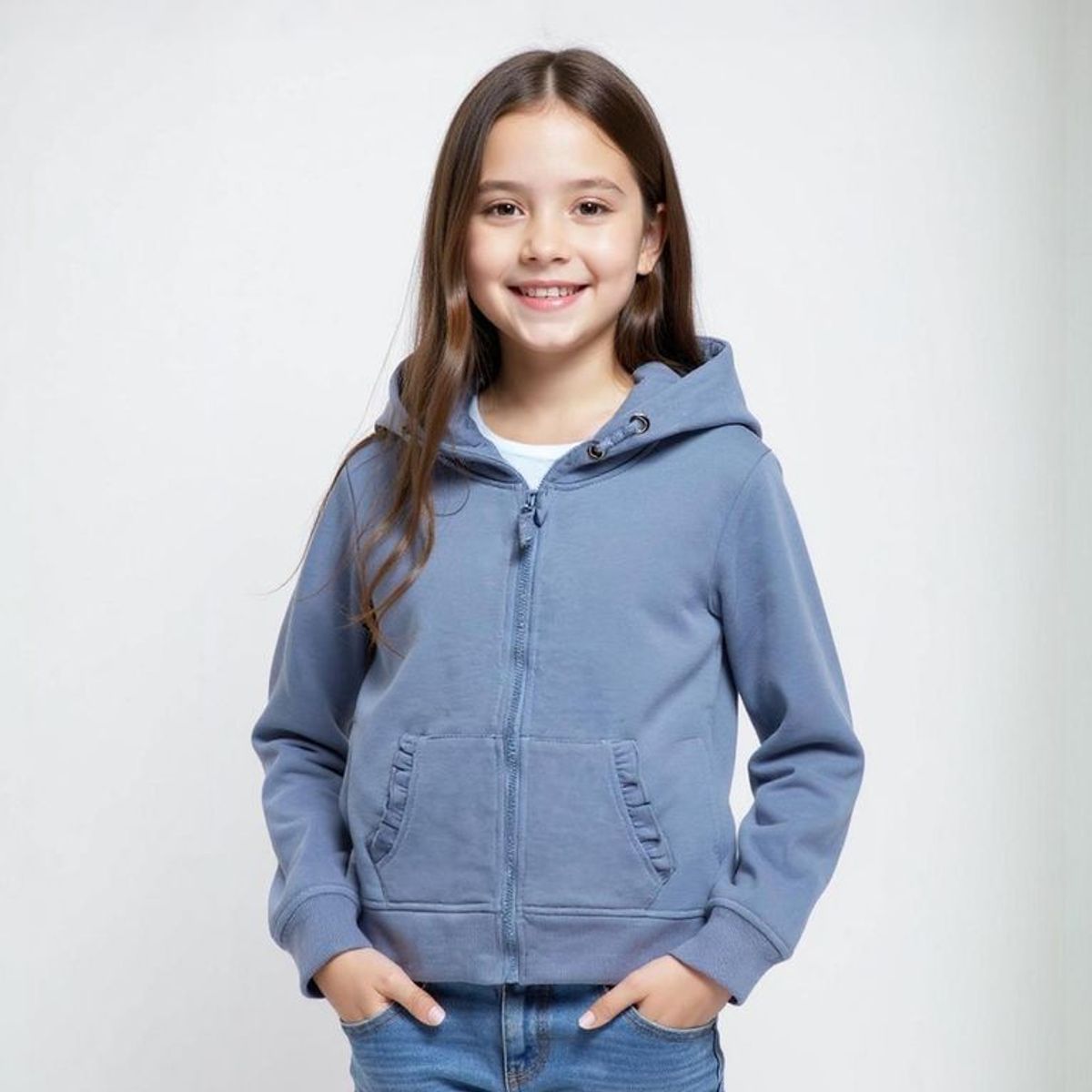 YAMP - Saco Niña Con capucha Algodón Yamp