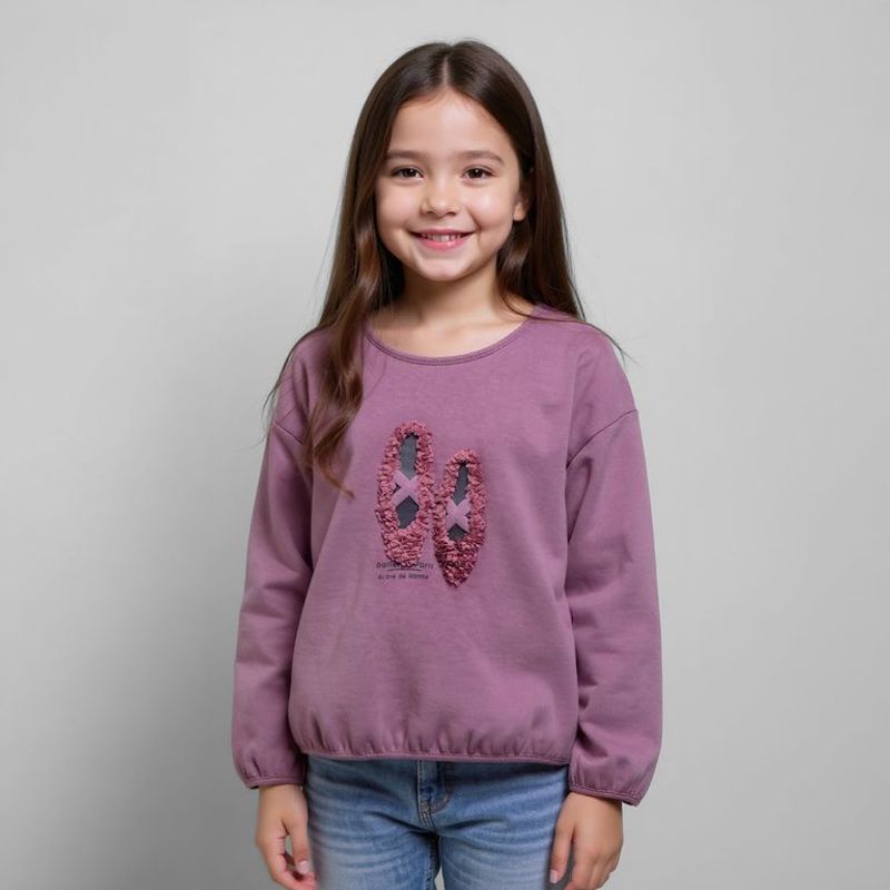 YAMP - Saco Niña Con aplique Algodón Yamp