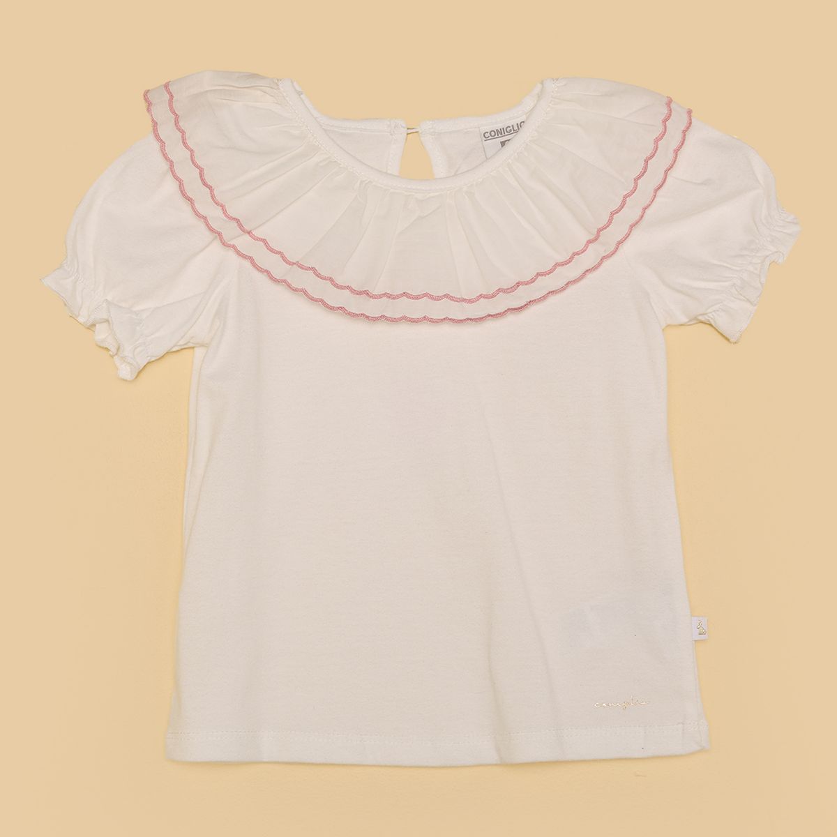 CONIGLIO - Camiseta Niña Manga corta Algodón Coniglio